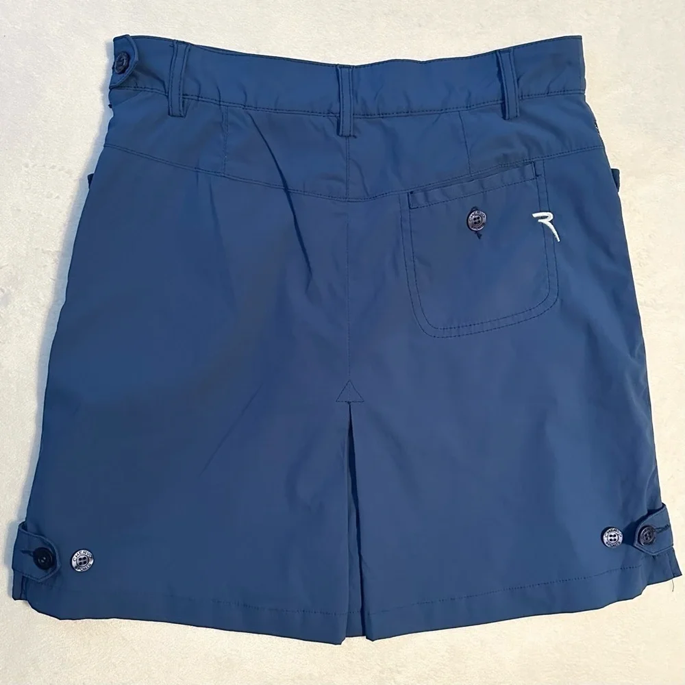 Chervo Golf Mini Short & Skirt Womens XS/ 4 Blue SKORT Pockets Activewear sport